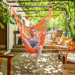Comfort Rope Hammock Chair – Orange