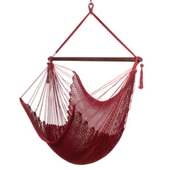 Comfort Rope Hammock Chair – Red