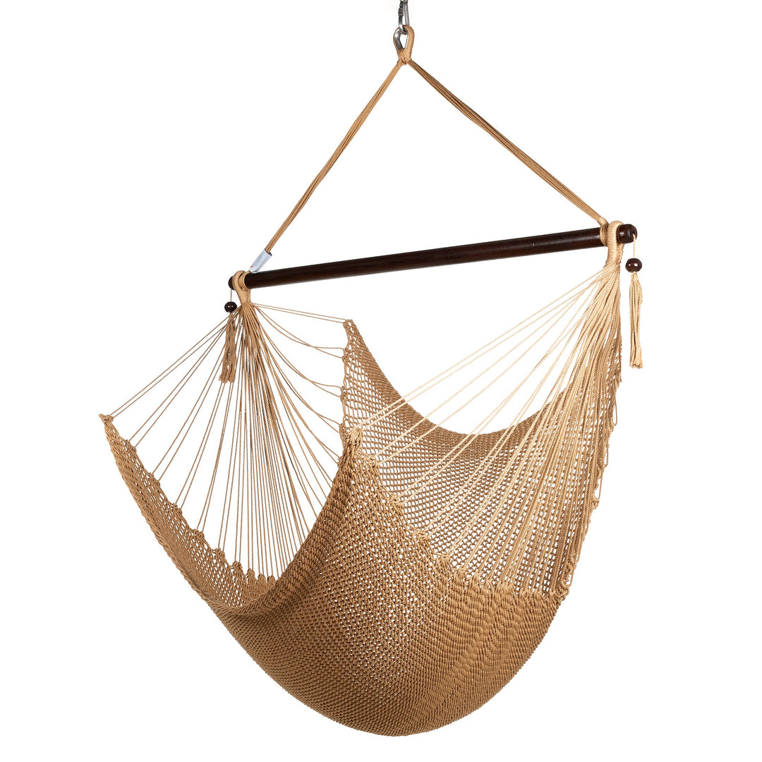 Large Caribbean Hammock Chair - Tan