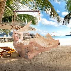 Comfort Rope Hammock Chair – Tan