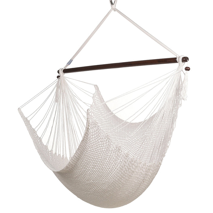 Large Caribbean Hammock Chair - White