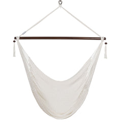 Comfort Rope Hammock Chair – White