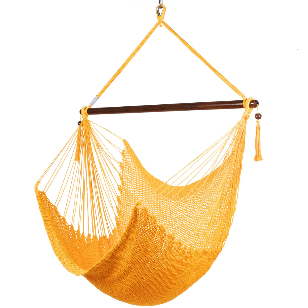 Large Caribbean Hammock Chair - Yellow