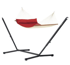 Alabama Padded Kingsize Hammock with Nautico Stand – Red Pepper/Anthracite