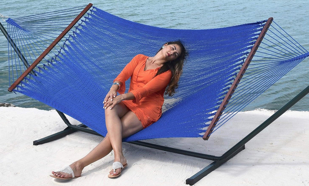 Island Oasis Hammock - Dark Blue
