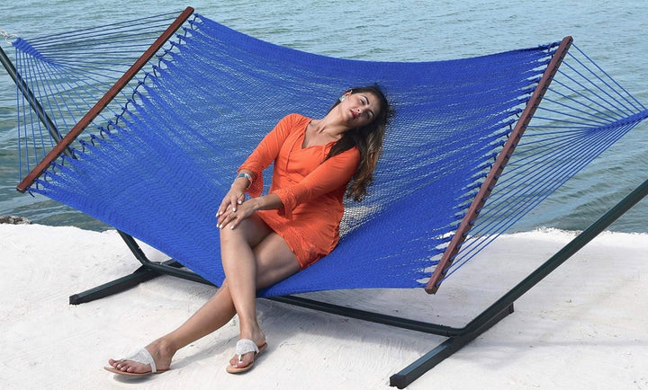 Island Oasis Hammock - Dark Blue