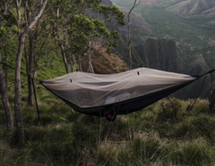 Skeeter Beeter Pro Single Camping Hammock with Built-In Bug Net – Olive/Khaki
