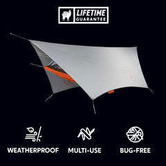 Air Bivy All-in-One Single Camping Hammock with Bug Net &amp; Rainfly