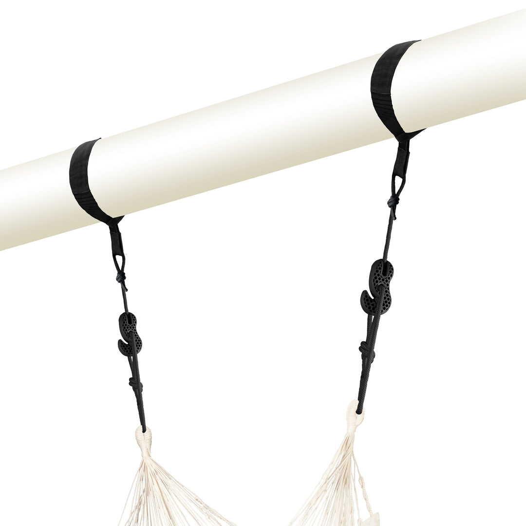 TreeMount 2rope Black - Tree and Pole Suspension Set for Hammocks