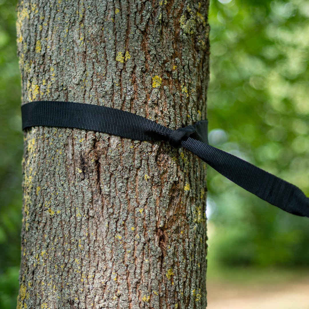 TreeMount 2rope Black - Tree and Pole Suspension Set for Hammocks