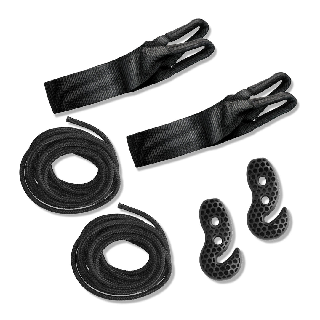 TreeMount 2rope Black - Tree and Pole Suspension Set for Hammocks