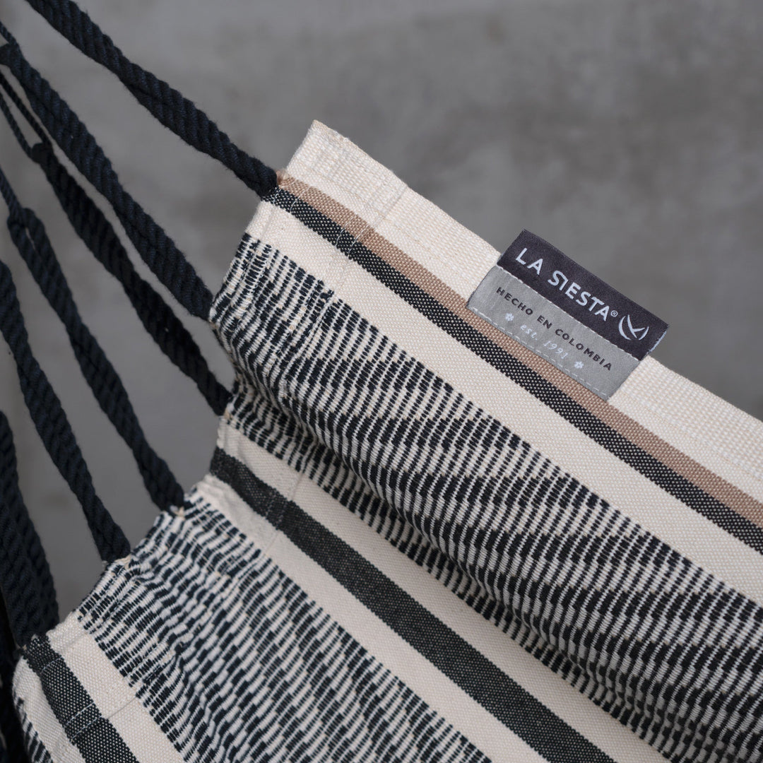 Cumbia Organic Zebra – Organic Cotton Hammock Chair