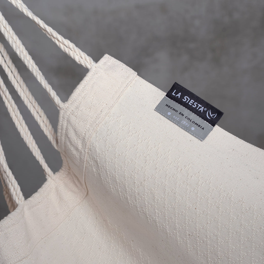 Cumbia Organic Latte – Organic Cotton King Size Hammock Chair