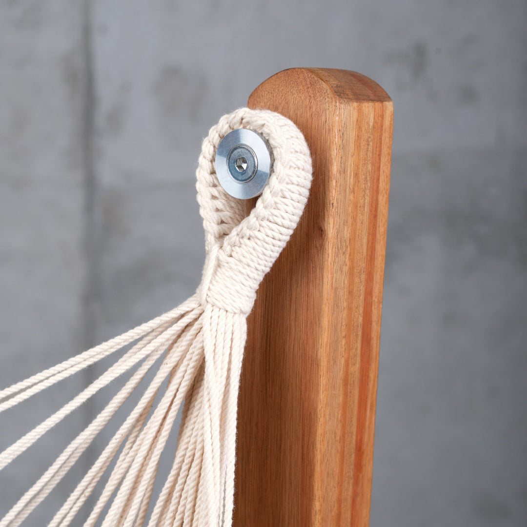 Udine Organic Flamingo - Organic Cotton Hammock Chair with FSC® certified Eucalyptus Stand