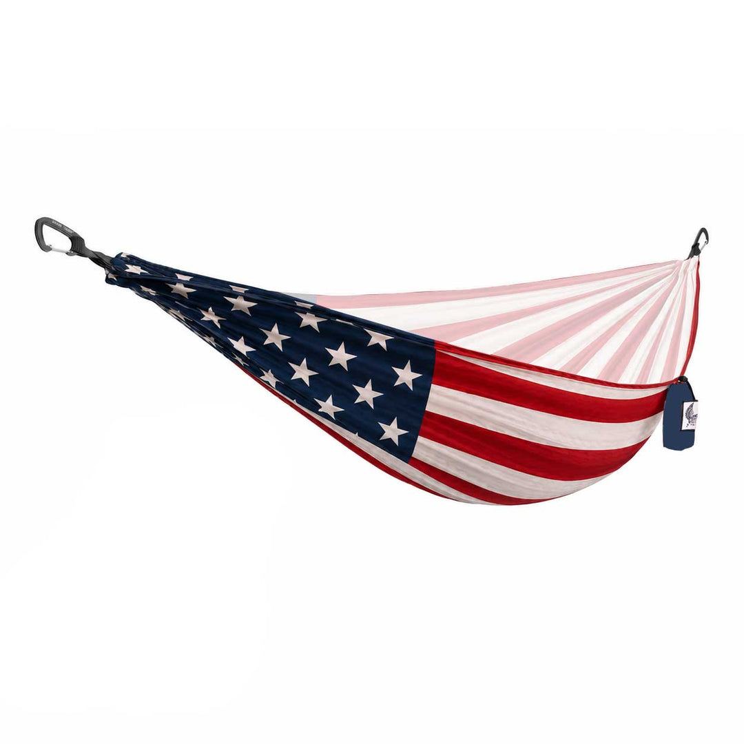 USA Flag Double Hammock with Straps | 250th Anniversary Edition