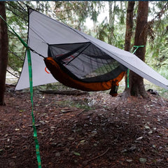 Air Bivy All-in-One Single Camping Hammock with Bug Net &amp; Rainfly