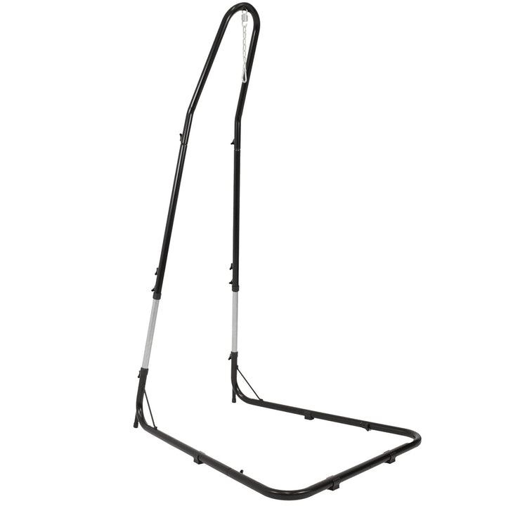 Adjustable Heavy-Duty Hammock Chair Stand Black detail
