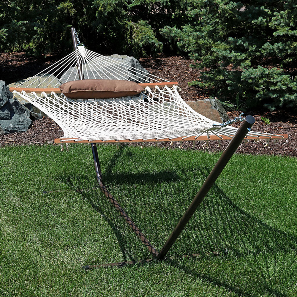Rope Hammock Stand Pad Pillow Desert Stripe product