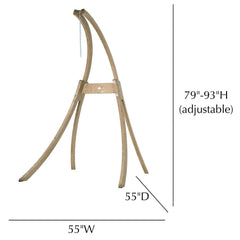 Atlas Wood Hammock Chair Stand