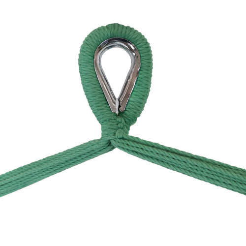 Sunnydaze Caribbean XL Hammock Chair Green detail