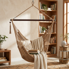 Basic Rope Hammock Chair – Cream
