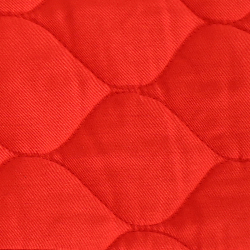 Quilted Fabric 2-Person Hammock with Pillow and Stand Red detail