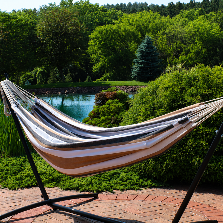 2-Person Cotton Brazilian Hammock – Calming Desert