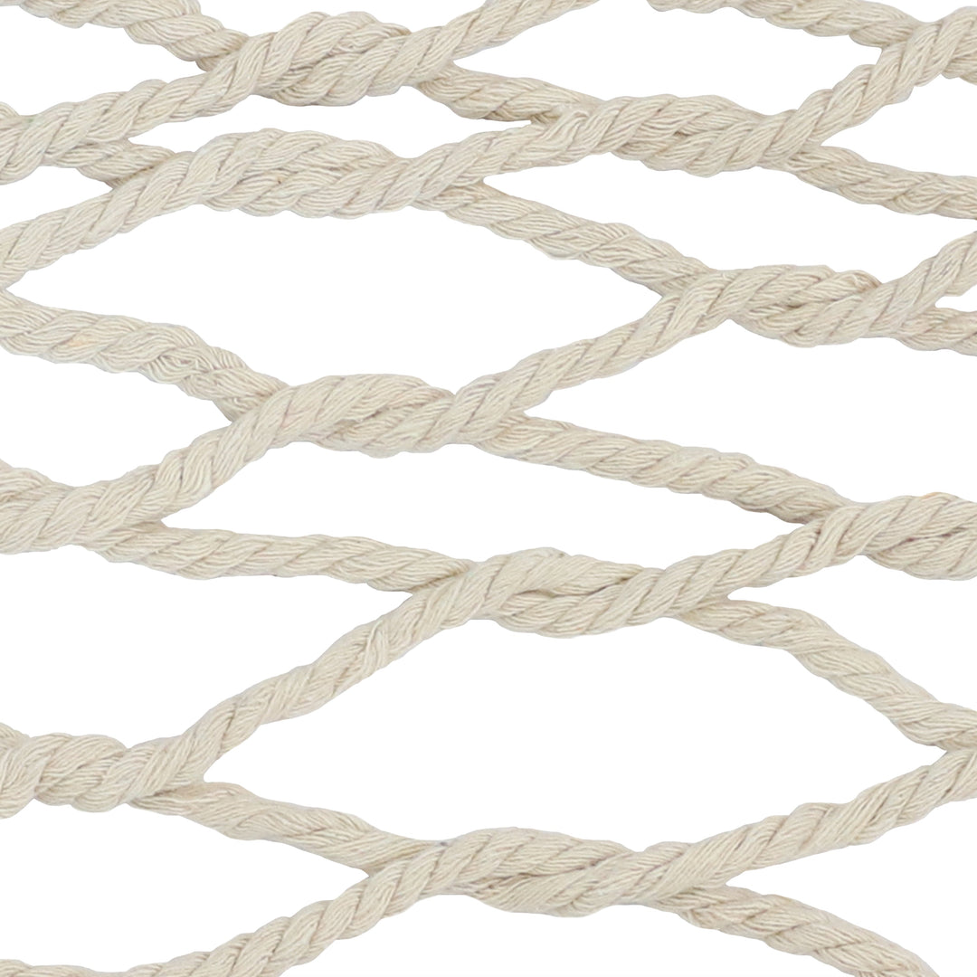 Sunnydaze Cotton Blend Double Rope Hammock with 15&