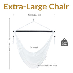 Caribbean XL Rope Hammock Chair