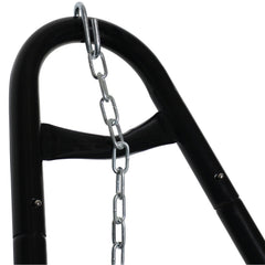 Cotton Comfort Double Rope Hammock with Stand