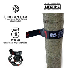 Double Deluxe Ready-to-Hang Camping Hammock with Straps