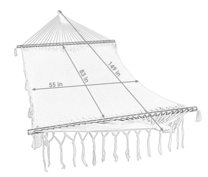 Deluxe American Style Mayan 2-Person Hammock with Spreader Bars