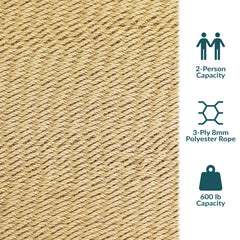 Soft-Spun Double Rope Hammock