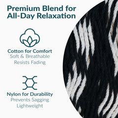 Thick-Cord Handwoven Double Mayan Hammock