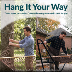 Cotton Comfort Double Rope Hammock