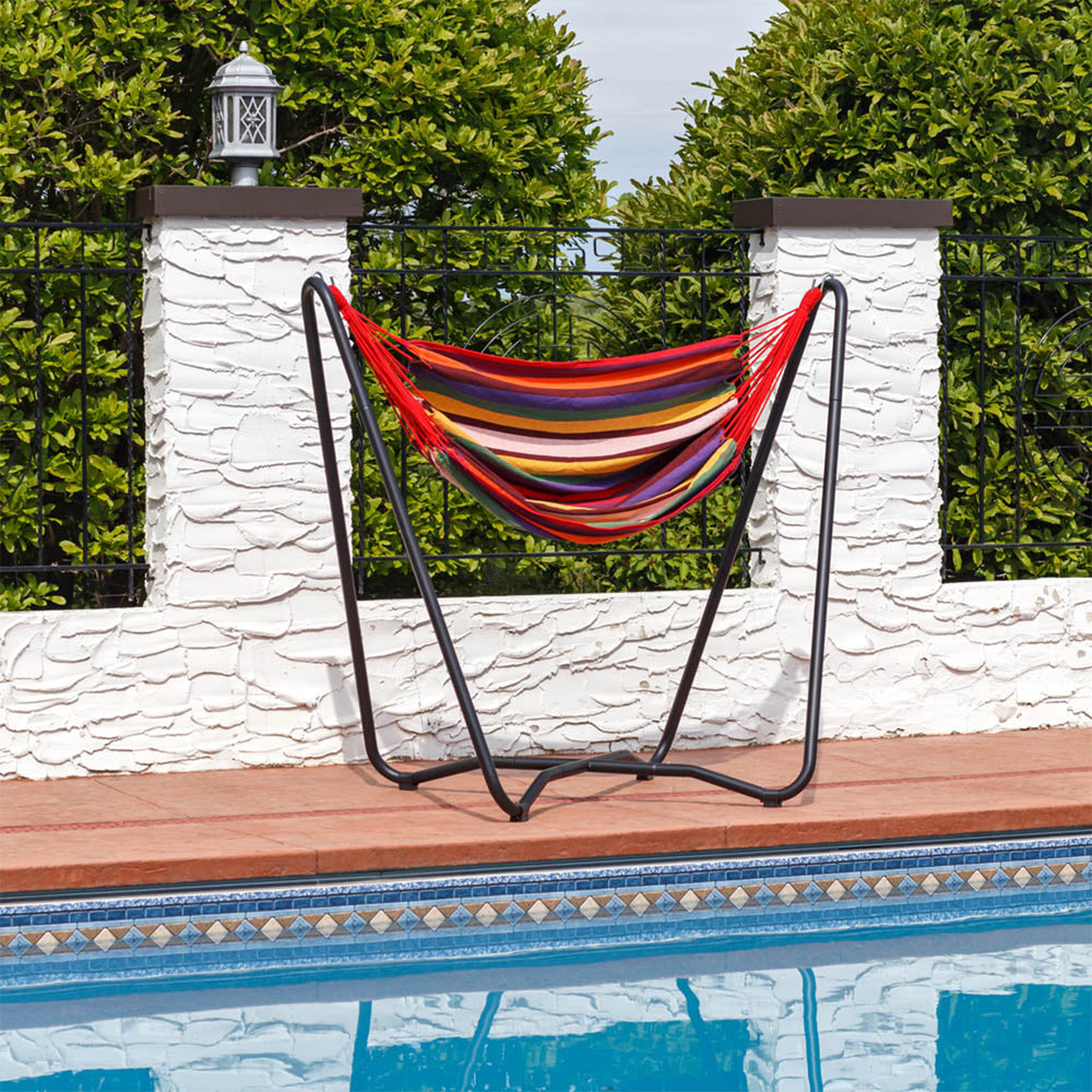 Hanging Rope Hammock Chair Stand Sunset product