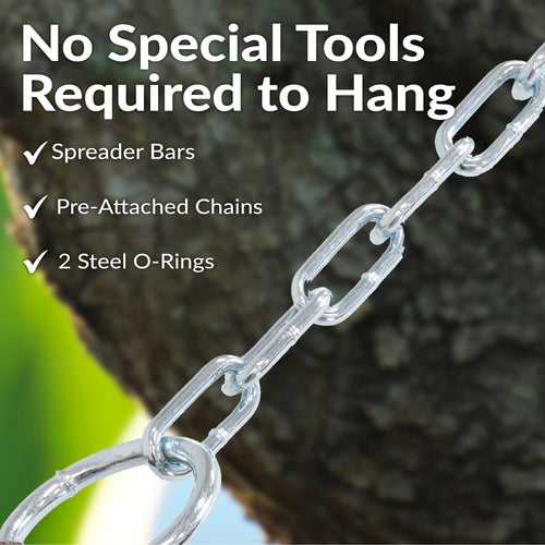 Sunnydaze Large Polyester Rope Hammock Blue product