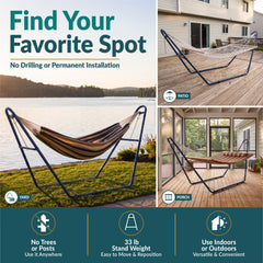 Universal Heavy-Duty Hammock Stand
