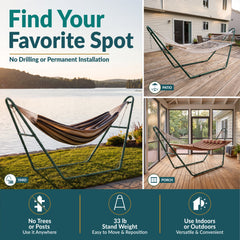 Universal Heavy-Duty Hammock Stand