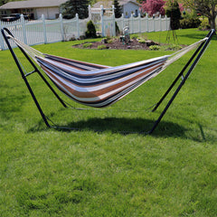 Double Brazilian Hammock with Stand