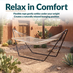 Cotton Comfort Double Rope Hammock