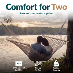Cotton Comfort Double Rope Hammock