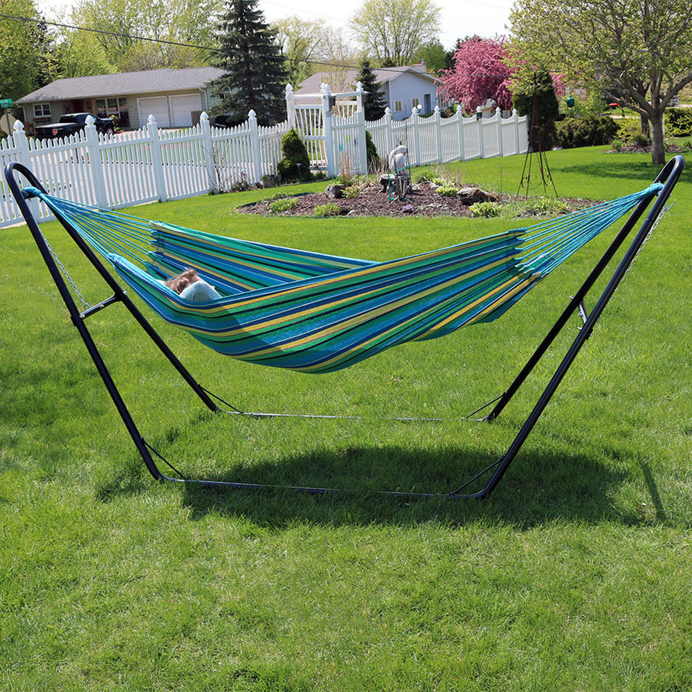 Brazilian Hammock Universal Stand Sea Grass lifestyle