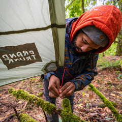 Moab 6-in-1 Single Camping Hammock &amp; Shelter – Green
