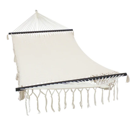 Deluxe American Style Mayan 2-Person Hammock with Spreader Bars