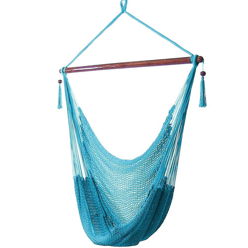 Sunnydaze Caribbean XL Hammock Chair Sky Blue product