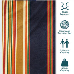 Extra-Large Double Quilted Hammock with Pillow