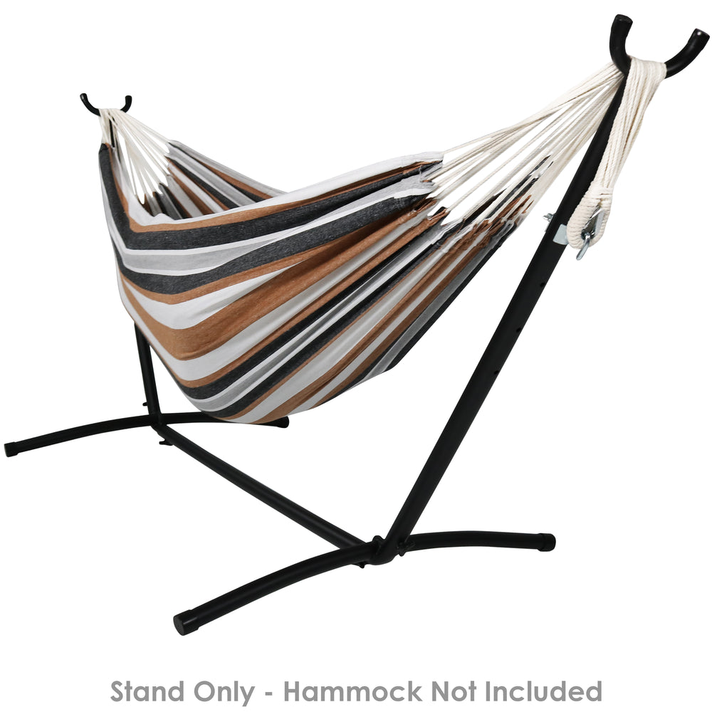 Brazilian Portable Hammock Stand Black detail