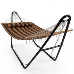 Cushioned Comfort Double Quilted Hammock with Pillow