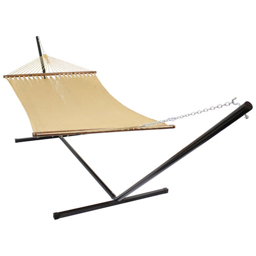 Sunnydaze Polyester Rope Hammock Stand Tan product